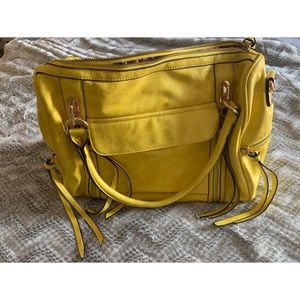 Yellow hand bag
